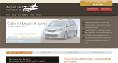 Desktop Screenshot of airporttaxiburlingtonma.com