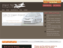 Tablet Screenshot of airporttaxiburlingtonma.com